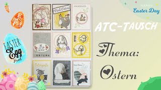 ATC Tauschaktion März 2022 │ Thema Ostern [upl. by Messing]