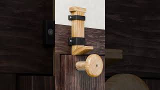 Child Safety Auto Lock Wooden Latch with Spring Opening Mechanism [upl. by Arias253]