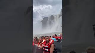 LARGEST WATERFALL  Iguazú Falls Argentina paradise travel waterfall [upl. by Anyrb]