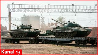 Russia tries to modernize old T62M tanks with North Korean spare parts for use against Ukraine [upl. by Ennaegroeg]