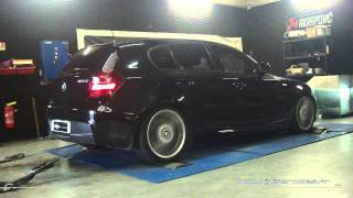 BMW 120d 177cv Reprogrammation Moteur  219cv Digiservices Paris 77 Dyno [upl. by Ilarin879]