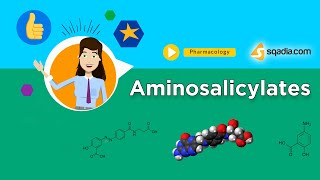 Aminosalicylates  Pharmacology Animation  Online Education  VLearning™  sqadiacom [upl. by Adoh]