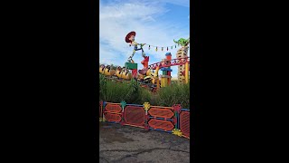 Slinky Dog Dash Roller Coaster  Oct 2018 [upl. by Orban]