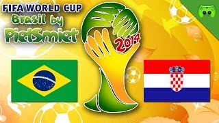 FIFA WM ORAKEL 2014  Brasilien vs Kroatien «» Lets Play FIFA 14 WM [upl. by Ced]