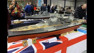 HMS Warspite 172 working turrets cranes and sound effects part 2 of 6 [upl. by Harragan]