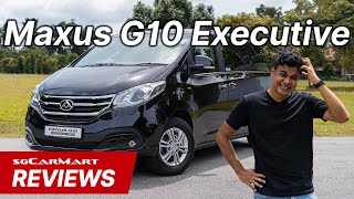 2018 Maxus G10 Executive MPV 20T 9Seater  sgCarMart Reviews [upl. by Cassey]