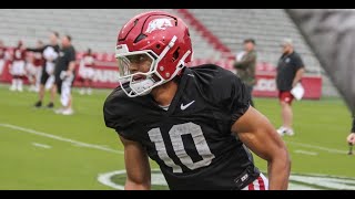 Arkansas Spring Football Practice Highlights Day 6 [upl. by Hardy965]