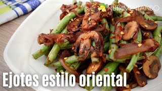 Ejotes salteados al estilo oriental [upl. by Meredi]