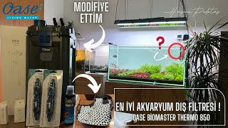 AKVARYUM DIŞ FİLTRE KUTU AÇILIM VE İNCELEME  OASE BİOMASTER THERMO 850 akvaryum aquascape [upl. by Findley]