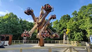 Steam Whirler at Six Flags America full circuit [upl. by Amihc]