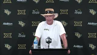 UCF Football HC Gus Malzahn  Fall Camp Day One [upl. by Lasala]