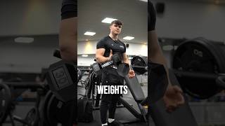 MACHINES VS FREE WEIGHTS 🤔 shorts fitness bodybuilding workout tips musclegain davidspt [upl. by Nadirehs]