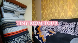 My Tiny Minimalist Bedsitter Room Tour Living Space Thrifted Glam Bed Nairobi Kenya [upl. by Shamus]