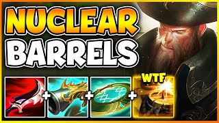 THIS GANGPLANK BUILD MAKES YOUR BARRELS DEAL TRUE DAMAGE FULL LETHALITY [upl. by Ri42]