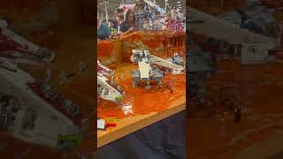 Solid brix studios Lego Geonosis MOC at BrickFair 2023 [upl. by Bounds]