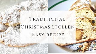 Traditional Christmas Stollen  Easy recipe [upl. by Barkley467]