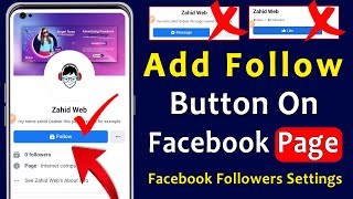 How to Add Follow Button on Facebook Page 2023 Facebook Page Follow Button  Facebook Follow Button [upl. by Sremlahc]