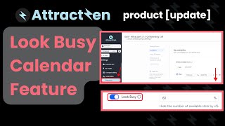 Product Update Look Busy Feature in Calendars [upl. by Idonna]