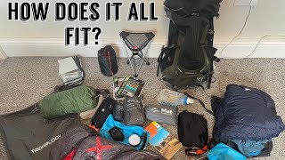 What I pack in my Osprey Stratos 36L for an overnight camp  UpandDowntheDales [upl. by Neall]