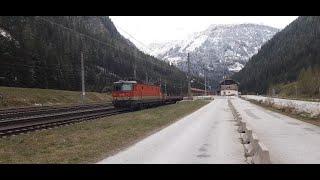 Tauernschleuse BöcksteinMallnitz  Ankunft 1144 120 mit Autozug in Böckstein [upl. by Pate]