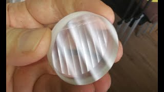 Polishing a Small Spherical Mirror Surface on a Glass Blank [upl. by Nnaacissej282]