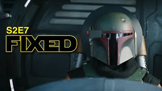 The Mandalorian Season 2 Ep7 Ending Fixed [upl. by Krall991]