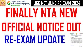 Finally nta new Official notice out Re exam update  Ugc net june re exam official update netjrf [upl. by Lenzi116]