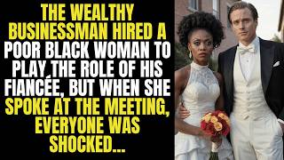 THE WEALTHY BUSINESSMAN HIRED A POOR BLACK WOMAN TO PLAY THE ROLE OF HIS FIANCÉE [upl. by Kone]