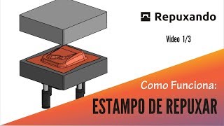 Como funciona Estampo de Repuxar  Repuxando [upl. by Eirena]