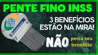 3 BENEFÍCIOS ESTÃO NA MIRA DO GOVERNO  Pente fino INSS 2024 [upl. by Weinreb661]