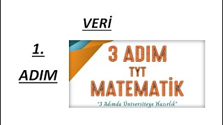 Veri  1 Adım  TYT 3 Adım Matematik Çözümleri [upl. by Addi]