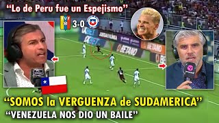 DESTROZADOS PERIODISTAS CHILENOS REACCIONARON ASI a VENEZUELA VS CHILE 30 HOY [upl. by Notsehc]