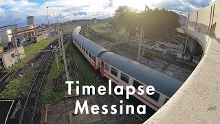 Messina Marittima e Messina Centrale in timelapse [upl. by Rusert]