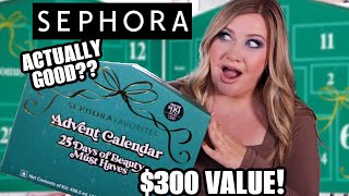 SEPHORA FAVORITES ADVENT CALENDAR 2024 UNBOXING [upl. by Wendelin]