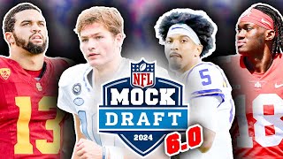 2024 NFL FirstRound Mock Draft For All 32 Picks 60 THE DRAFT IS SET  TPS [upl. by Slavic]