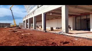 Stade de Diamniadio vue de lintérieur et lextérieur des travaux [upl. by Iolanthe]