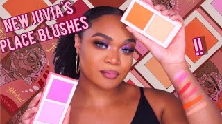 New Juvias Place blushes Swatches amp Demo [upl. by Maynard]