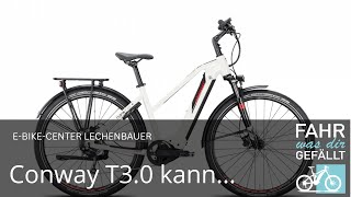 Conway Cairon T 30 Trekking EBike für jedes Terrain mit Bosch Performance CX [upl. by Coonan]