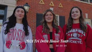 Ohio State Tri Delta House Tour 2024 [upl. by Chernow]