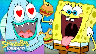 SpongeBobs Hungriest Moments 🤤  SpongeBob [upl. by Ketti704]