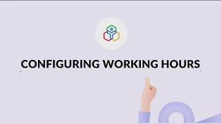 Howto videos Configuring Working Hours in Zoho People [upl. by Harlamert140]