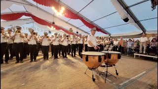 Neusser Bürger Schützenfest 2023  Grosser Zapfenstreich im Festzelt 29 August 2023 [upl. by Mandle]