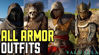 AC Valhalla All 25 Armor Sets [upl. by Fawcette]