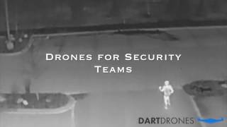 Use drones with FLiR thermal imaging for your security cameras and surveillance  DARTdrones [upl. by Austin]