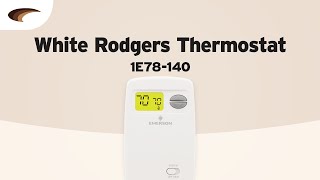 The White Rodgers 1E78140 Thermostat [upl. by Kyla]