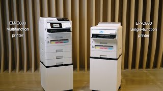 WorkForce Pro® EMC800 amp EPC800  HighProductivity Printers for Busy Workgroups [upl. by Earlie466]