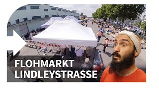 Flohmarkt in der Lindleystraße in Frankfurt [upl. by Sells]