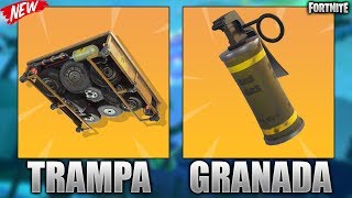 ESTAS SON LAS GRANADAS Y TRAMPAS QUE SALDRÁN EN FORTNITE FILTRACION 🔥DollarGames [upl. by Sallee709]