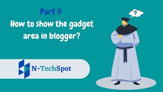 How to Show Unlock the Gadget Widget Area in Blogger 2022 [upl. by Jocko374]