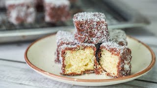 Lamington Cake Recipe  How To Make Lamingtons  Lamingtons Recipe [upl. by Nolyad947]